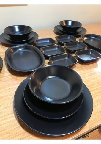 Keramika 26 Parça 6 Kişilik Stoneware Yuvarlak Yemek Takımı
