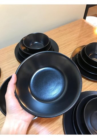 Keramika 26 Parça 6 Kişilik Stoneware Yuvarlak Yemek Takımı
