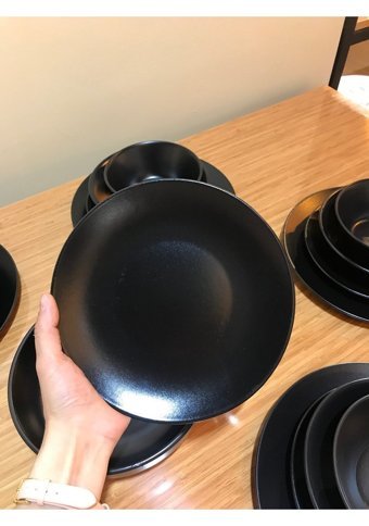 Keramika 26 Parça 6 Kişilik Stoneware Yuvarlak Yemek Takımı