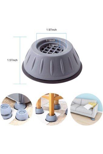 Slines Home Eşya Seti Titreşim Önleyici Eşya Altlığı
