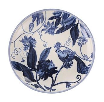 Porland Birdsong 24 Parça 6 Kişilik Porselen Yuvarlak Yemek Takımı