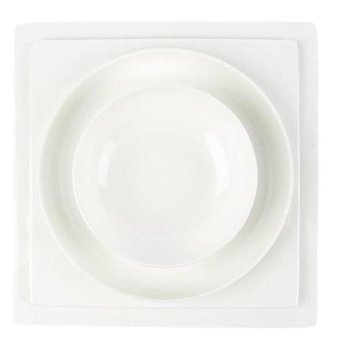 Mikasa Moor Naimas 24 Parça 6 Kişilik Bone China Porselen Kare Yemek Takımı