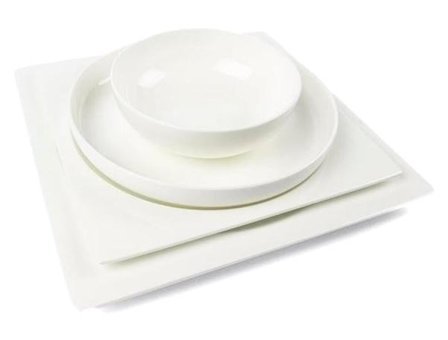 Mikasa Moor Naimas 24 Parça 6 Kişilik Bone China Porselen Kare Yemek Takımı