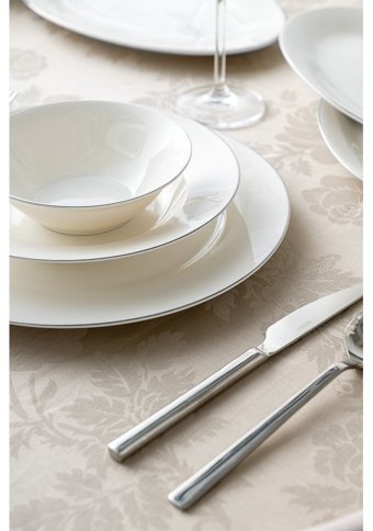 Emsan Frezya 56 Parça 12 Kişilik Bone China Porselen Yuvarlak Yemek Takımı
