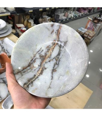 Keramika 18 Parça 6 Kişilik Stoneware Yuvarlak Yemek Takımı
