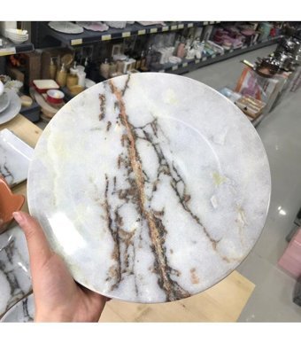 Keramika 18 Parça 6 Kişilik Stoneware Yuvarlak Yemek Takımı