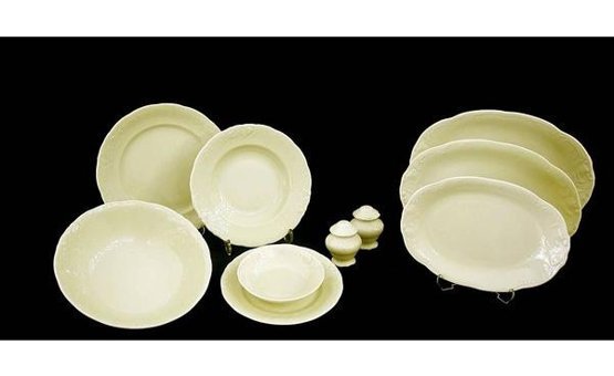 Fryderıca Polonya 69 Parça 12 Kişilik Porselen Yuvarlak Yemek Takımı