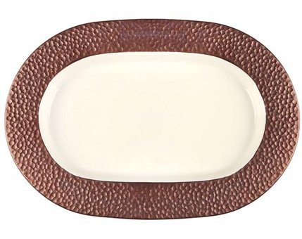 Porland Legacy Copper 27 Parça 6 Kişilik Porselen Yuvarlak Yemek Takımı
