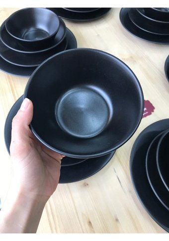 Keramika 30 Parça 6 Kişilik Stoneware Yuvarlak Yemek Takımı
