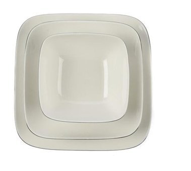 Mikasa Moor 368852 24 Parça 6 Kişilik Porselen Kare Yemek Takımı