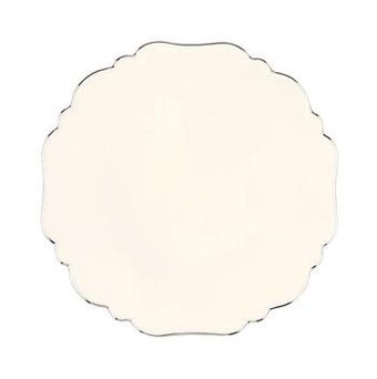 Porland 04ALM007991 27 Parça 6 Kişilik Porselen Yuvarlak Yemek Takımı