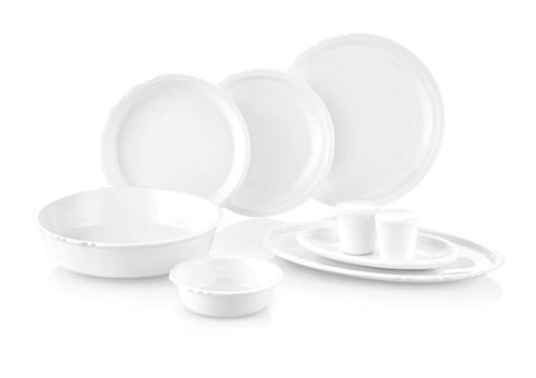 Koleksiyon Eser-I Istanbul 55 Parça 12 Kişilik Bone China Porselen Yuvarlak Yemek Takımı