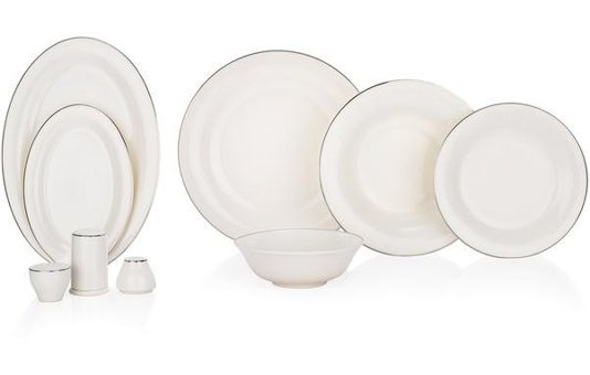 Schafer Lumina 56 Parça 12 Kişilik Porselen Yuvarlak Yemek Takımı
