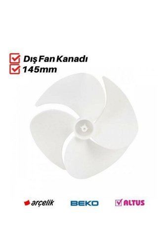 Arçelik Buzdolabı Dış Fan Pervanesi