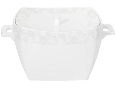 Korkmaz A8430 60 Parça 12 Kişilik Bone China Porselen Kare Yemek Takımı