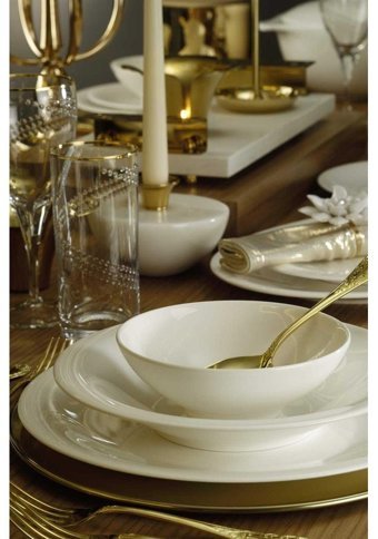 Royal Canterbury Flare 60 Parça 12 Kişilik Bone China Porselen Yuvarlak Yemek Takımı