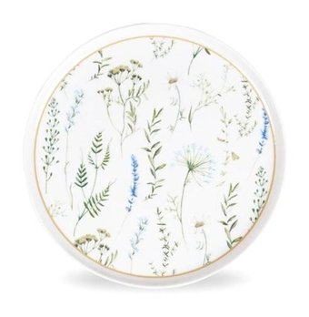 Leggno Botanical Majorelle 26 Parça 6 Kişilik Porselen Elips Yemek Takımı