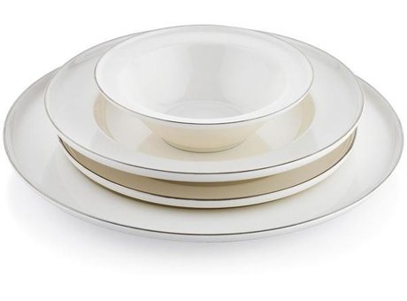 Schafer Queen Bonny 60 Parça 12 Kişilik Porselen Yuvarlak Yemek Takımı