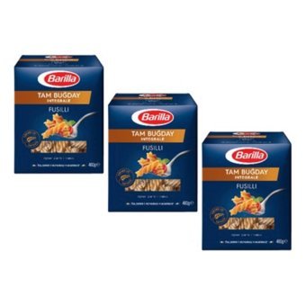 Barilla Tam Buğday Burgu Makarna 3 x 400 gr