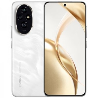 Honor 200 256 GB Hafıza 12 GB Ram 6.7 inç 50 MP Çift Hatlı OLED Ekran Android Akıllı Cep Telefonu Beyaz
