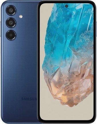Samsung Galaxy M35 128 GB Hafıza 6 GB Ram 6.6 inç 50 MP Çift Hatlı AMOLED Ekran Android Akıllı Cep Telefonu Mavi