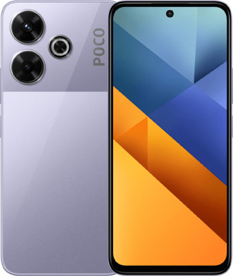 Poco M6 128 GB Hafıza 6 GB Ram 6.79 inç 108 MP Çift Hatlı IPS LCD Ekran Android Akıllı Cep Telefonu Mor