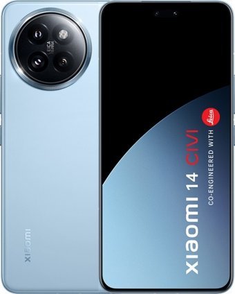 Xiaomi 14 Civi 512 GB Hafıza 16 GB Ram 6.55 inç 50 MP Çift Hatlı AMOLED Ekran Android Akıllı Cep Telefonu Mavi