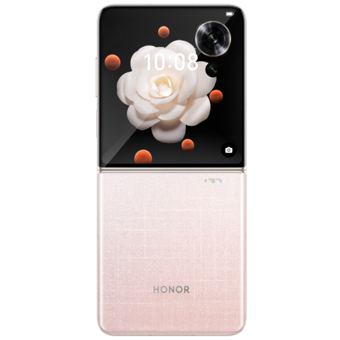 Honor Magic V Flip 256 GB Hafıza 12 GB Ram 6.8 inç 50 MP Katlanabilir Çift Hatlı OLED Ekran Android Akıllı Cep Telefonu Pembe