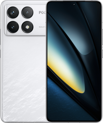 Poco F6 Pro 512 GB Hafıza 12 GB Ram 6.67 inç 50 MP Çift Hatlı OLED Ekran Android Akıllı Cep Telefonu Beyaz