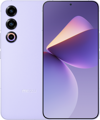 Meizu 21 Note 512 GB Hafıza 12 GB Ram 6.55 inç 200 MP Çift Hatlı AMOLED Ekran Android Akıllı Cep Telefonu Mor
