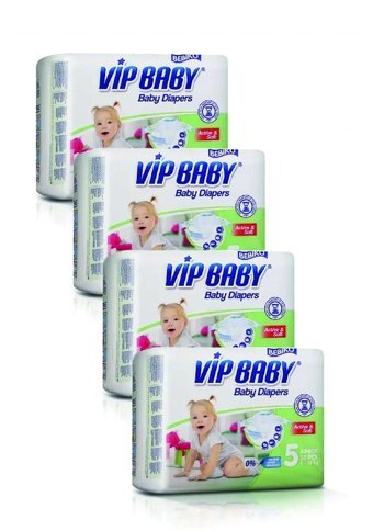 Bebiko Vip Baby 5 Numara Bantlı Bebek Bezi 4x28'li
