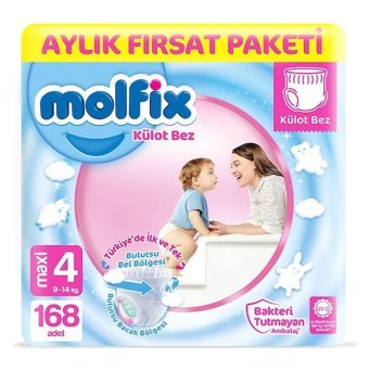 Molfix 4 Numara Külot Bebek Bezi 168'li