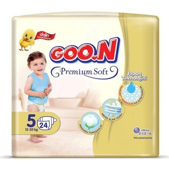 Goon Premium Soft 5 Numara Bantlı Bebek Bezi 24'lü