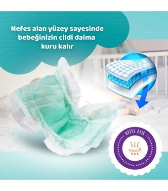 Elbebek Elite 5 Numara Bantlı Bebek Bezi 240'lı