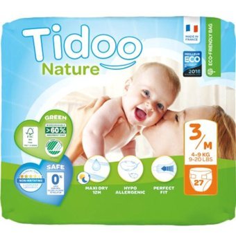 Tidoo 3 Numara Bantlı Bebek Bezi 27'li