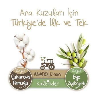 Baby Turco Doğadan 2 Numara Bantlı Bebek Bezi 48'li