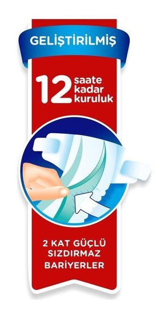 Prima 5 Numara Bantlı Bebek Bezi 2x46'lı