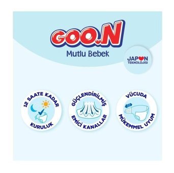 Goon Mutlu Bebek 3 Numara Bantlı Bebek Bezi 36'lı