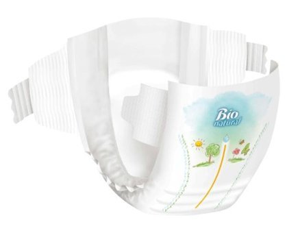 Sleepy Bio Natural 1 Numara Bantlı Bebek Bezi 128'li