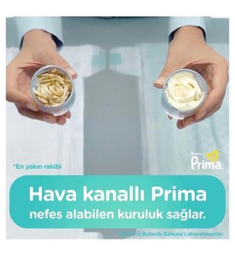Prima 4 Numara Bantlı Bebek Bezi 148'li