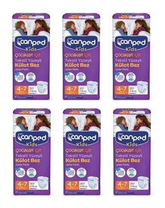 Canped Kids 4+ Numara Külot Bebek Bezi 54'lü