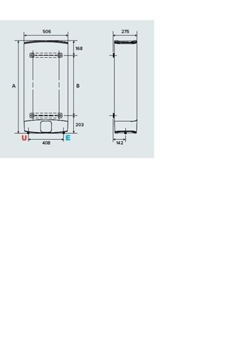 Ariston Velis Evo 1500 W 50 lt Dijital Dikey Tezgah Üstü Termosifon