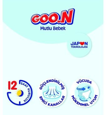Goon Mutlu Bebek 4 Numara Külot Bebek Bezi 90'lı