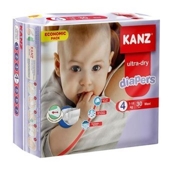Kanz Diapers 4 Numara Bantlı Bebek Bezi 30'lu