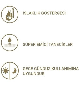 Pedo 3 Numara Bantlı Bebek Bezi 6x34'lü