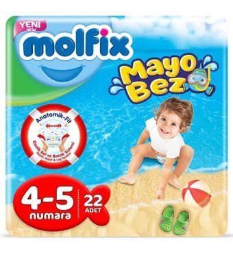 Molfix 4 - 5 Numara Mayo Bebek Bezi 22'li