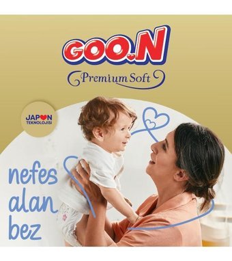 Goon Premium Soft 5 Numara Bantlı Bebek Bezi 52'li