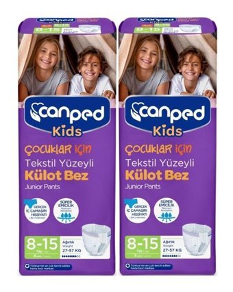 Canped Kids 4+ Numara Külot Bebek Bezi 2x8'li