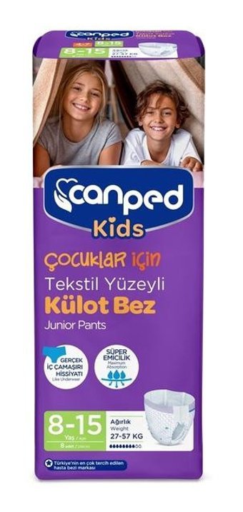 Canped Kids 4+ Numara Külot Bebek Bezi 2x8'li