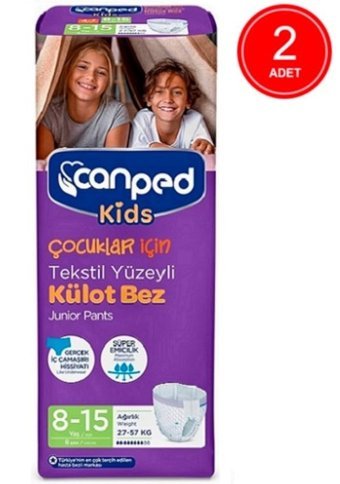 Canped Kids 4+ Numara Külot Bebek Bezi 2x8'li